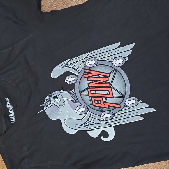 WE LOVE FINE MY LITTLE PONY GRAPHIC TSHIRT SIZE SMALL. #7460 - Picture 2 of 7